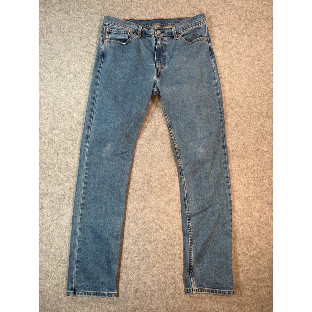 Levis 511 Slim Fit Jeans Mens 36x34 Blue Denim All Seasons Tech Medium Wash